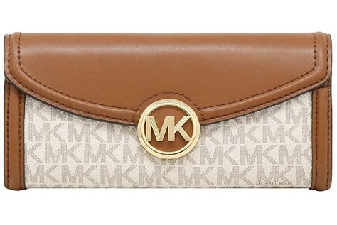 vanilla michael kors wallet